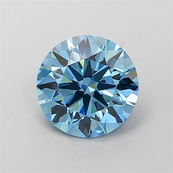1.18 Ct. Fancy Vivid Blue Round Lab Grown Diamond