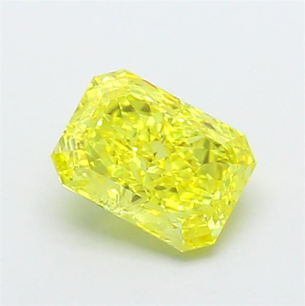 1.59 Ct. Fancy Vivid Yellow Radiant Lab Grown Diamond