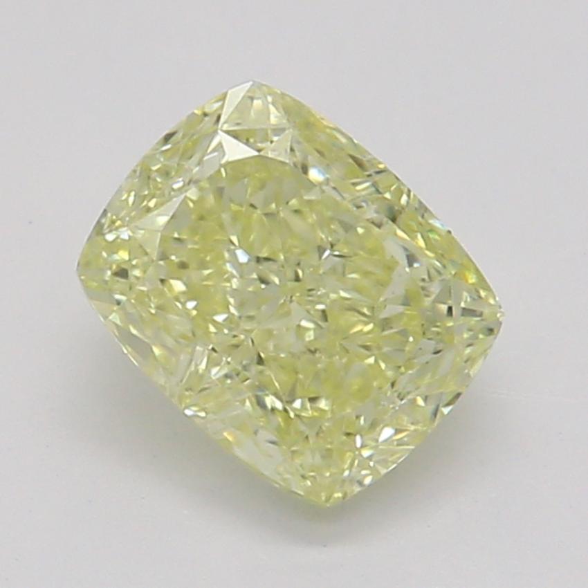 0.53 Ct. Fancy Yellow Cushion Diamond