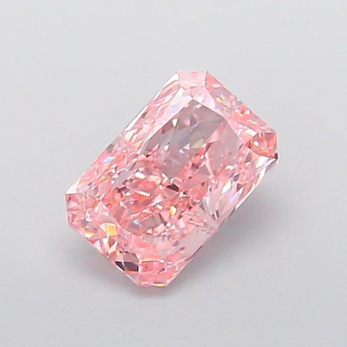 2.05 Ct. Fancy Vivid  Pink Radiant Lab Grown Diamond