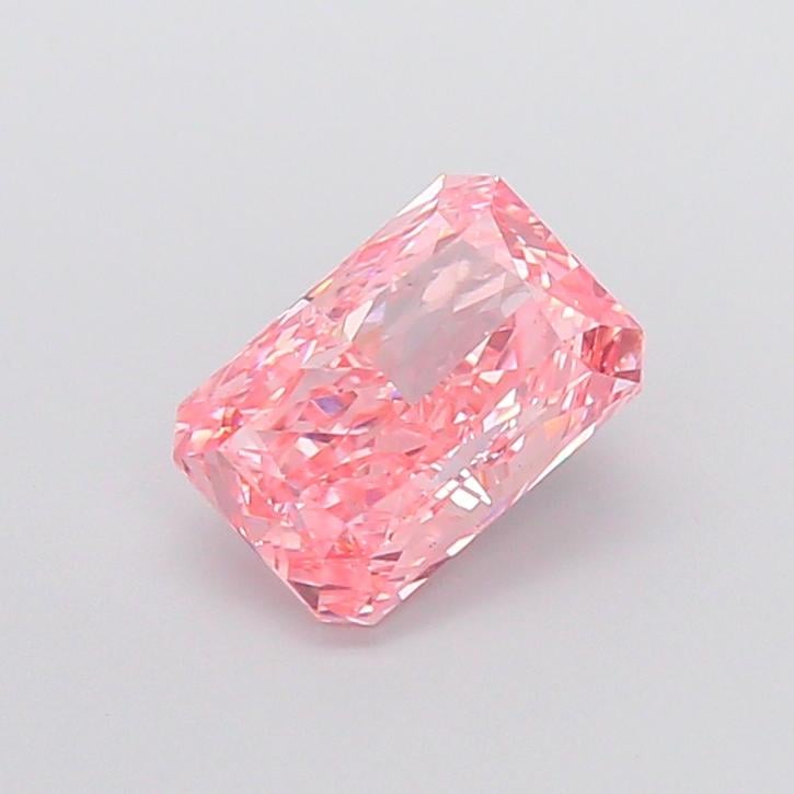 2.02 Ct. Fancy Vivid  Pink Radiant Lab Grown Diamond