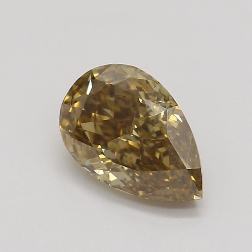 0.50 Ct. Fancy Yellow-Brown Pear Diamond