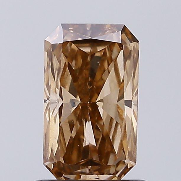 1.04 Ct. Fancy Brown Radiant Lab Grown Diamond