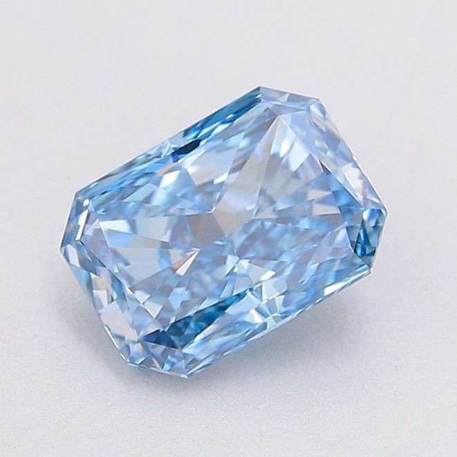 1.09 Ct. Fancy Vivid Blue Radiant Lab Grown Diamond