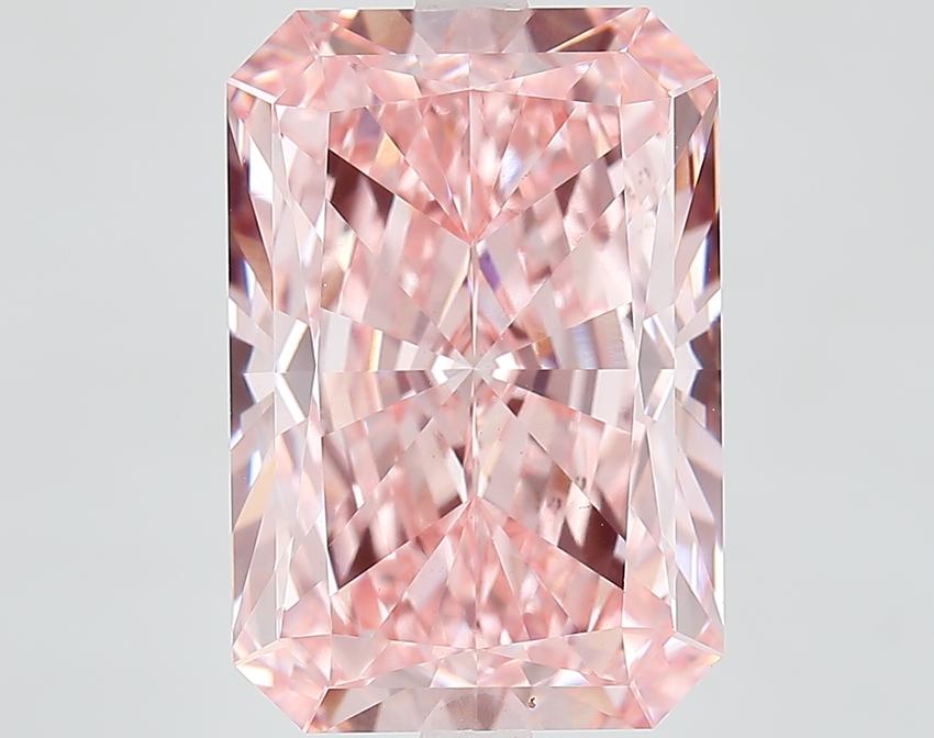 8.95 Ct. Fancy Pink Radiant Lab Grown Diamond