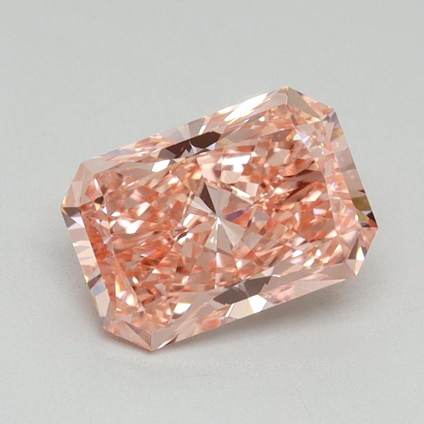 1.54 Ct. Fancy Vivid Pink Radiant Lab Grown Diamond