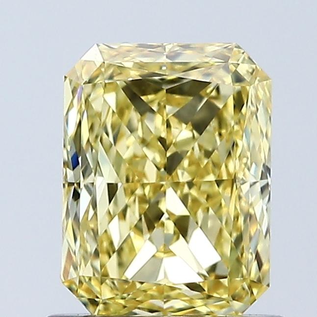 1.08 Ct. Fancy Vivid Yellow Radiant Lab Grown Diamond