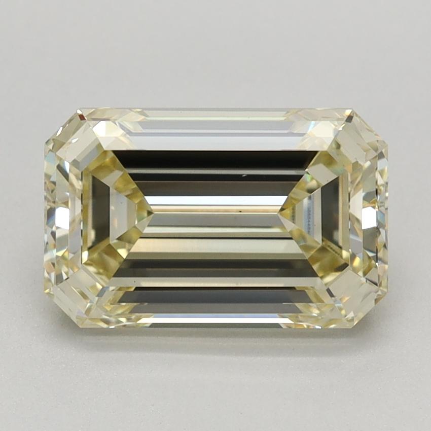 2.01 Ct. Fancy Light Yellow Emerald Lab Grown Diamond