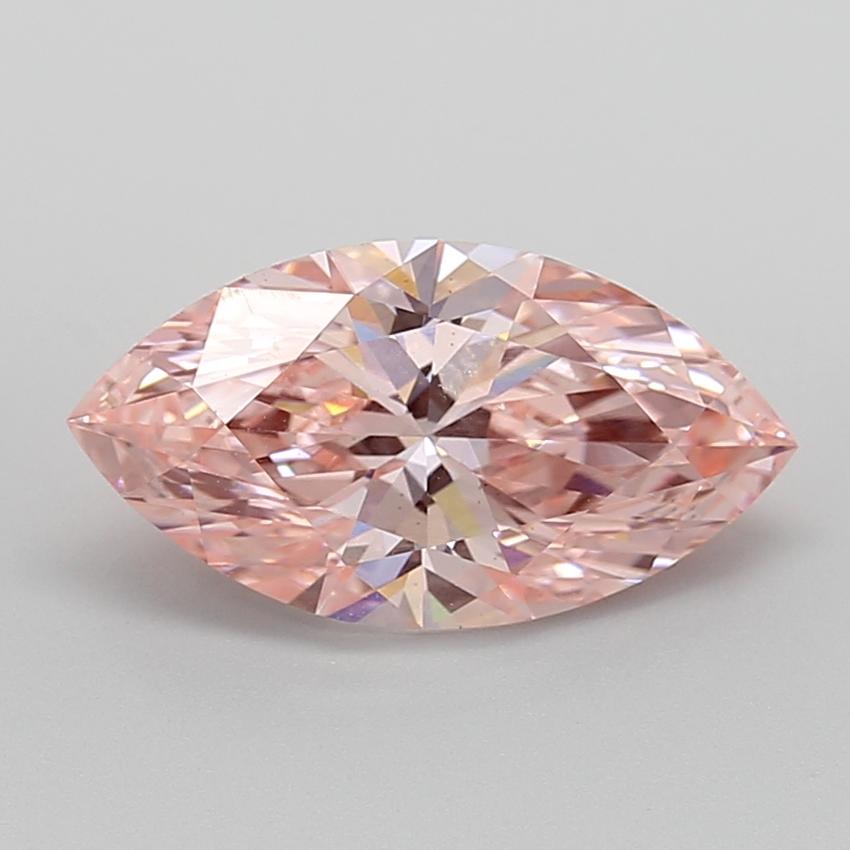 2.90 Ct. Fancy Vivid  Pink Marquise Lab Grown Diamond