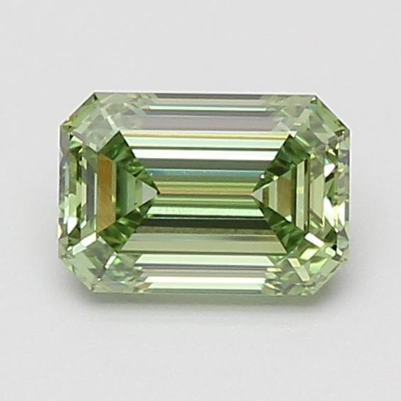 1.10 Ct. Fancy Vivid Green Emerald Lab Grown Diamond