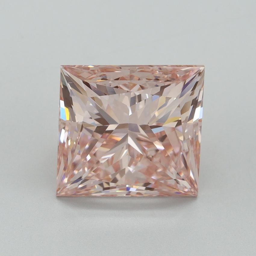 5.01 Ct. Fancy Intense Pink Princess Lab Grown Diamond