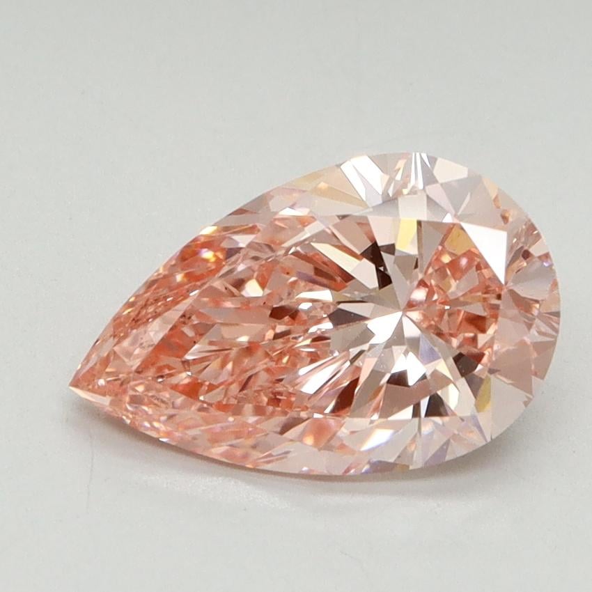 1.80 Ct. Fancy Vivid Pink Pear Lab Grown Diamond