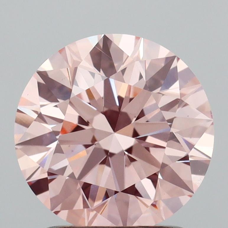 1.70 Ct. Fancy Intense  Pink Round Lab Grown Diamond