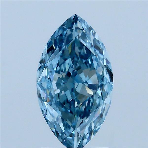 2.29 Ct. Fancy Vivid Blue Marquise Lab Grown Diamond