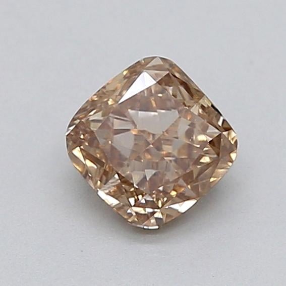 0.38 Ct. Light  Brown Cushion Lab Grown Diamond