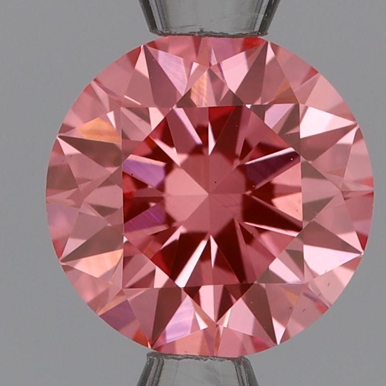 1.03 Ct. Fancy Vivid Pink Round Lab Grown Diamond