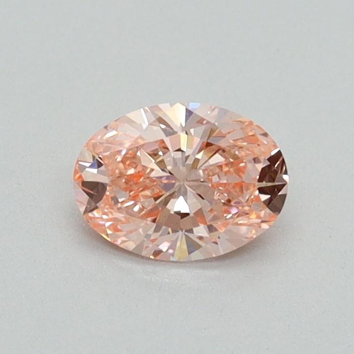 0.40 Ct. Fancy Vivid Pink Oval Lab Grown Diamond