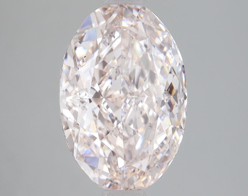 3.07 Ct. Fancy Light Pink Oval Lab Grown Diamond