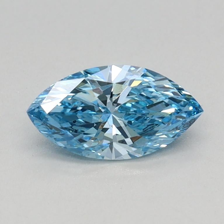 0.38 Ct. Fancy Vivid Blue Marquise Lab Grown Diamond