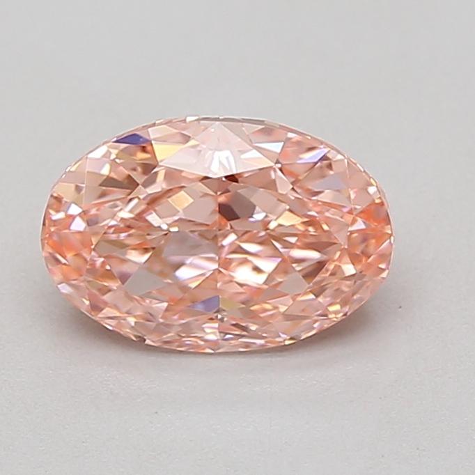 1.60 Ct. Fancy Vivid Pink Oval Lab Grown Diamond