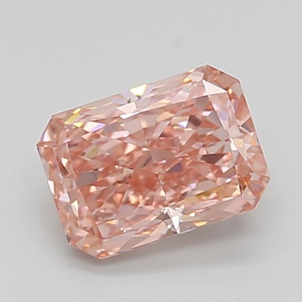 1.79 Ct. Fancy Vivid  Pink Radiant Lab Grown Diamond