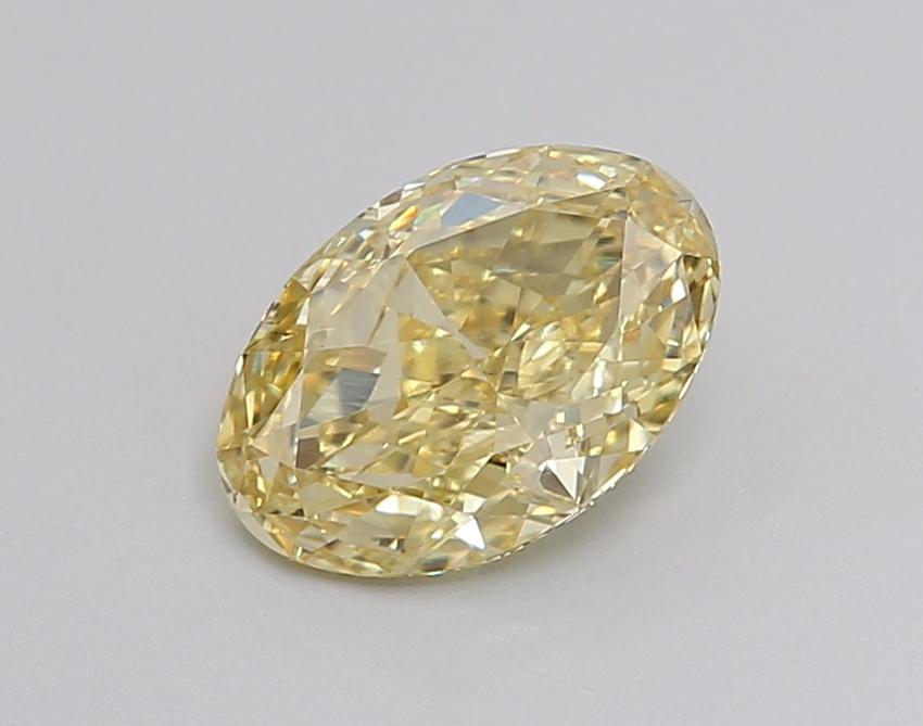 1.16 Ct. Fancy Intense  Yellow Oval Lab Grown Diamond