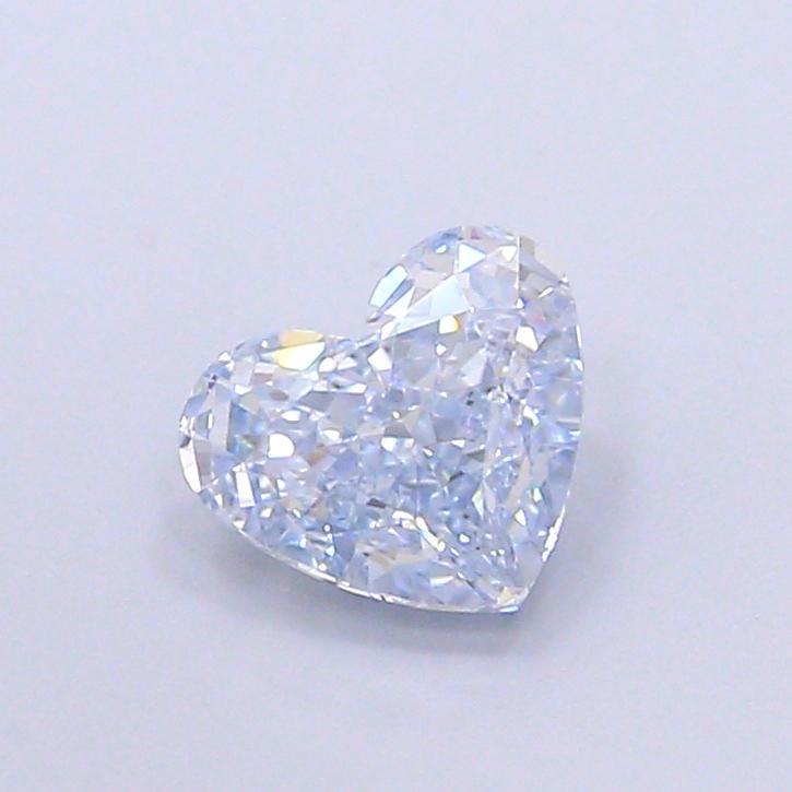 1.09 Ct. Fancy Light  Blue Heart Lab Grown Diamond