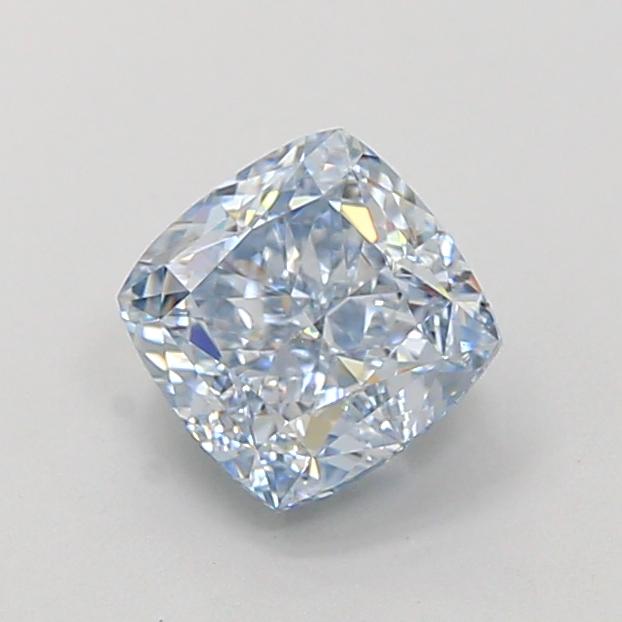 1.45 Ct. Fancy Intense Blue Cushion Lab Grown Diamond