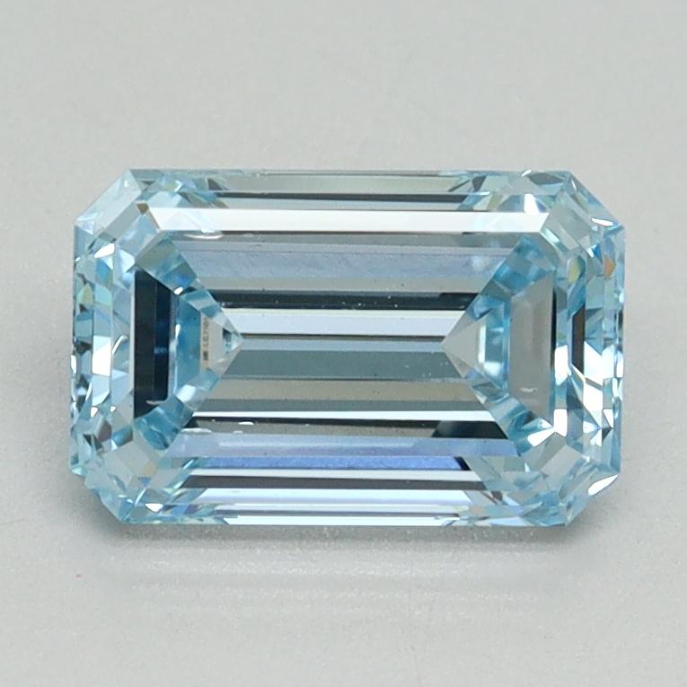 1.50 Ct. Fancy Intense Blue Emerald Lab Grown Diamond