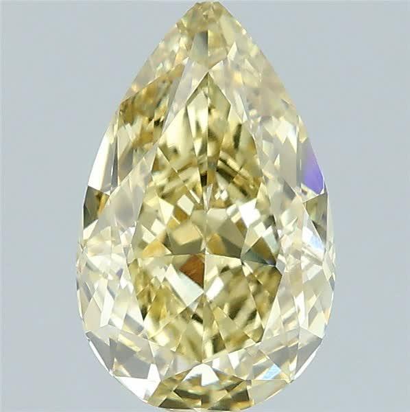 1.60 Ct. Fancy Intense Yellow Pear Lab Grown Diamond