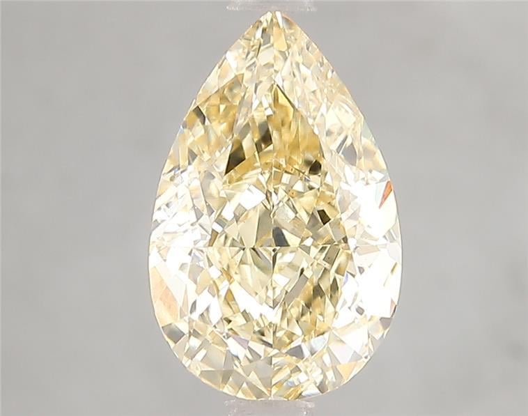 3.12 Ct. Fancy Intense Yellow Pear Lab Grown Diamond