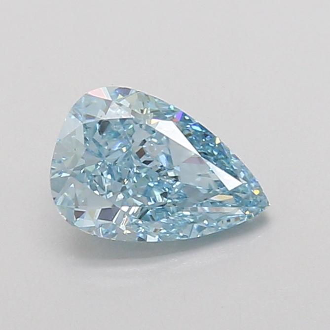0.99 Ct. Fancy Vivid Blue Pear Lab Grown Diamond