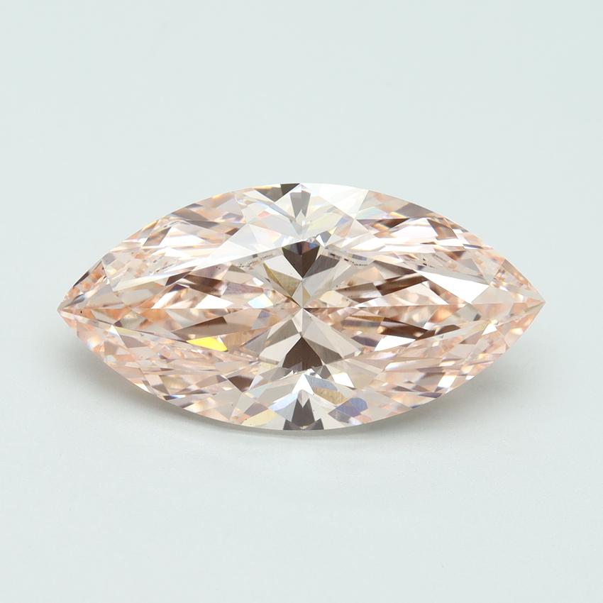 6.04 Ct. Fancy Intense Pink Marquise Lab Grown Diamond
