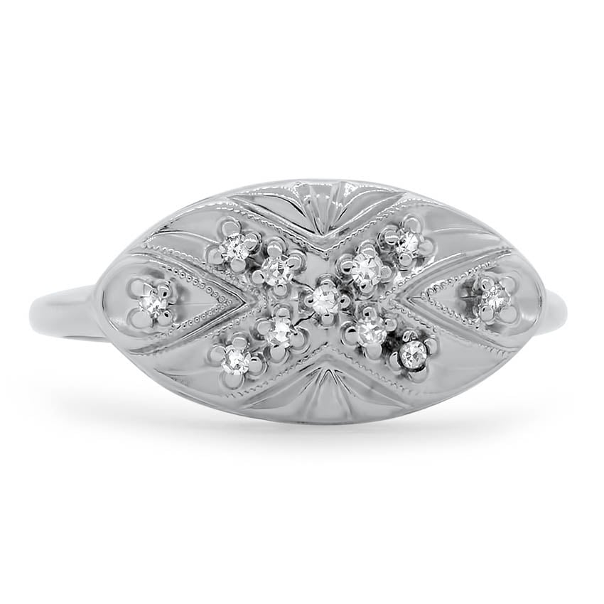 Retro Diamond Vintage Ring