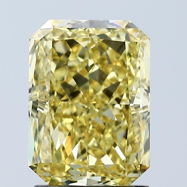 2.03 Ct. Fancy Vivid Yellow Radiant Lab Grown Diamond