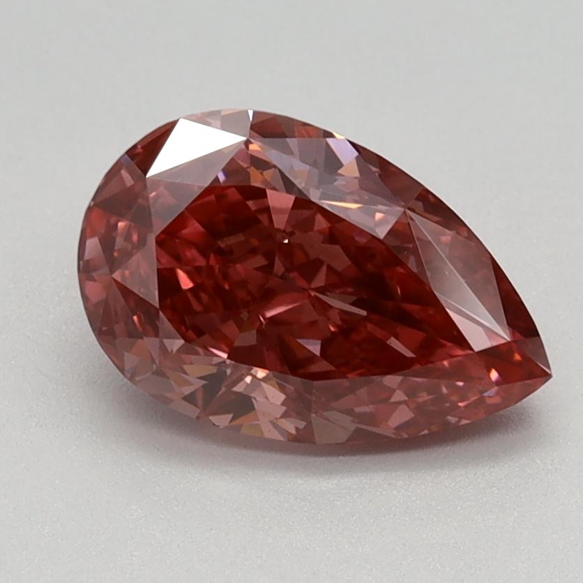 1.26 Ct. Fancy Vivid Pink Pear Lab Grown Diamond