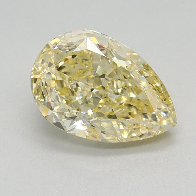 1.16 Ct. Fancy Intense Yellow Pear Lab Grown Diamond