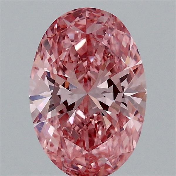 1.05 Ct. Fancy Vivid Pink Oval Lab Grown Diamond