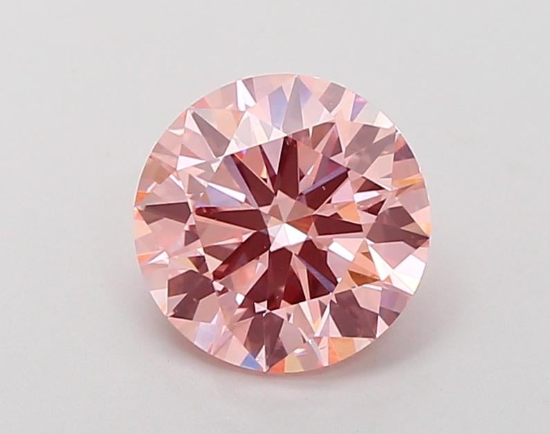 2.00 Ct. Fancy Vivid Pink Round Lab Grown Diamond
