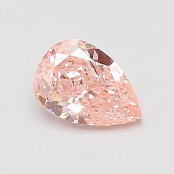 0.59 Ct. Fancy Vivid Pink Pear Lab Grown Diamond