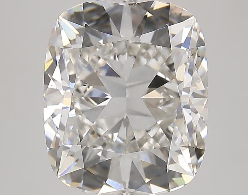 5.11 Ct. Fancy Vivid Green Cushion Lab Grown Diamond