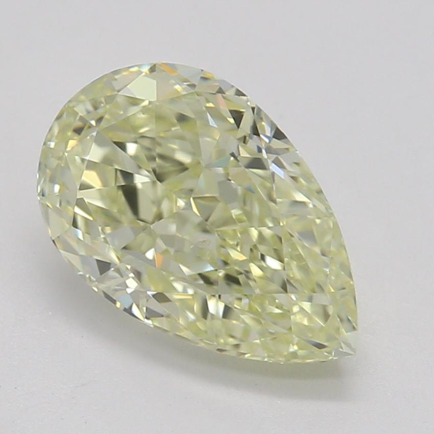 1.02 Ct. Fancy Light Yellow Pear Diamond