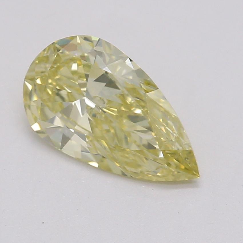 0.52 Ct. Fancy Yellow Pear Diamond