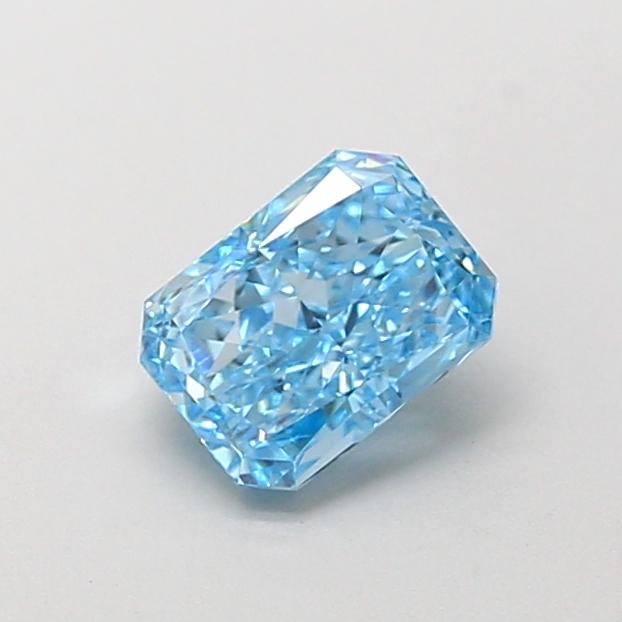 1.02 Ct. Fancy Vivid  Blue Radiant Lab Grown Diamond