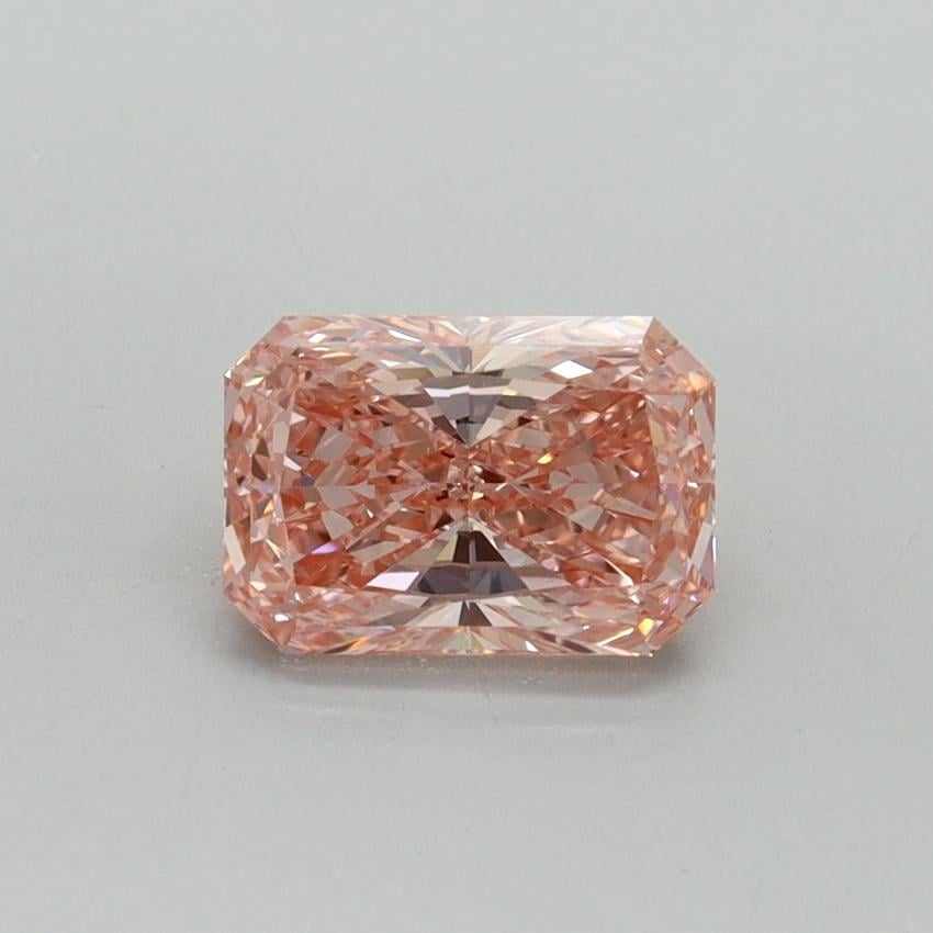 1.07 Ct. Fancy Vivid Pink Radiant Lab Grown Diamond