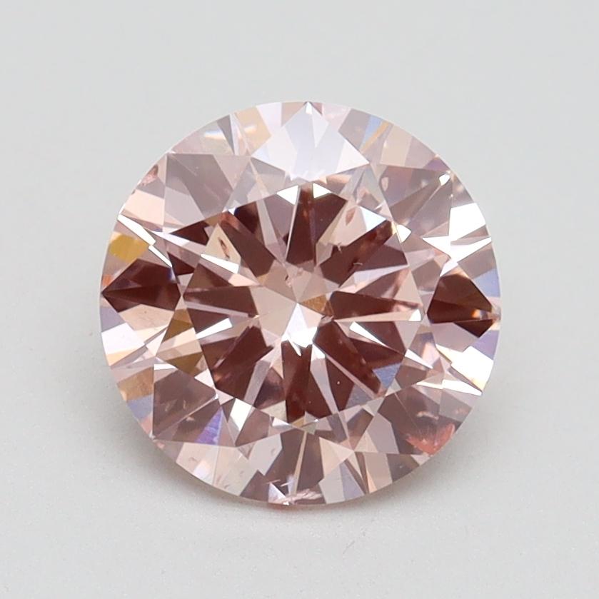 1.60 Ct. Fancy Intense Pink Round Lab Grown Diamond