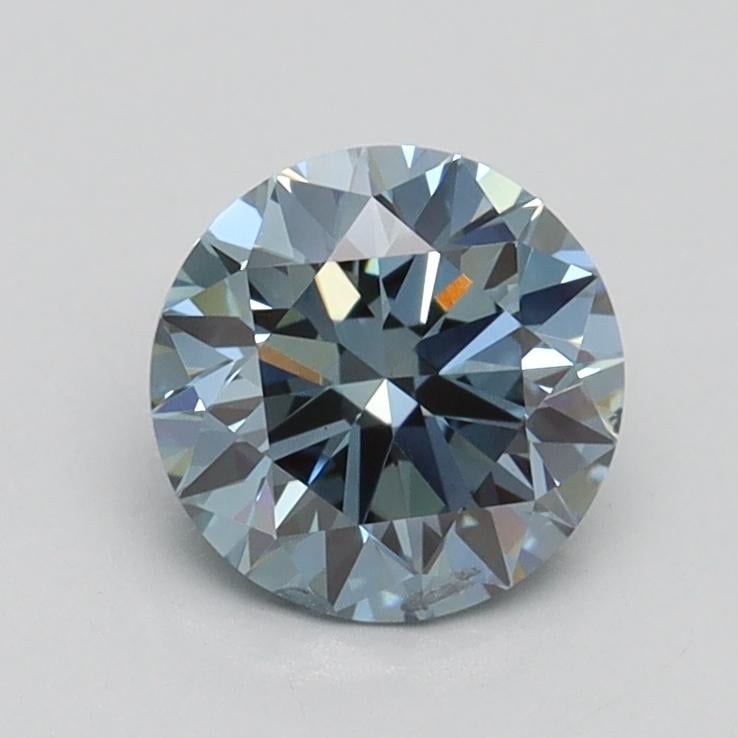 1.00 Ct. Fancy Vivid Blue Round Lab Grown Diamond