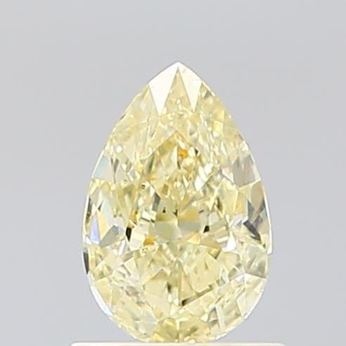 0.79 Ct. Light Yellow Pear Lab Grown Diamond