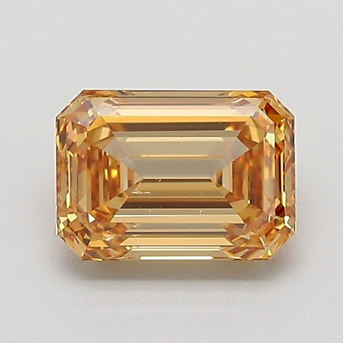 1.04 Ct. Fancy Light  Brown Emerald Lab Grown Diamond