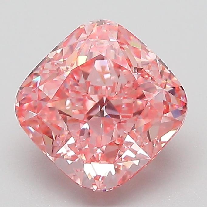 2.06 Ct. Fancy Pink Cushion Lab Grown Diamond
